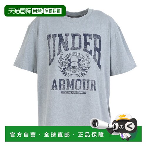 日本直邮Under Armour/安德玛 短袖宽松印花T恤 男女同款 6015352