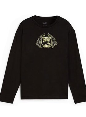 【日本直邮】彪马 ESS+ MID90S 休闲长袖 684053 男童 黑色