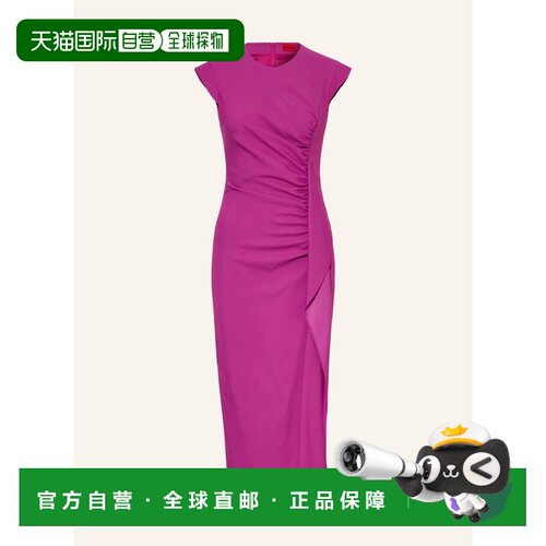 1h可退 香港直邮HUGO 女士连衣裙 100309787218700 CO 紫红色 KOL