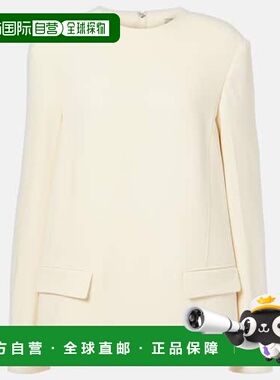 1h可退 香港直邮潮奢 TOTÊME 女士 Crêpe 上衣 yellow黄色 舒适