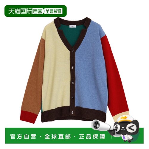 I am I in fact... 女装 全棉V领开衫 数字刺绣设计 9501KN002252