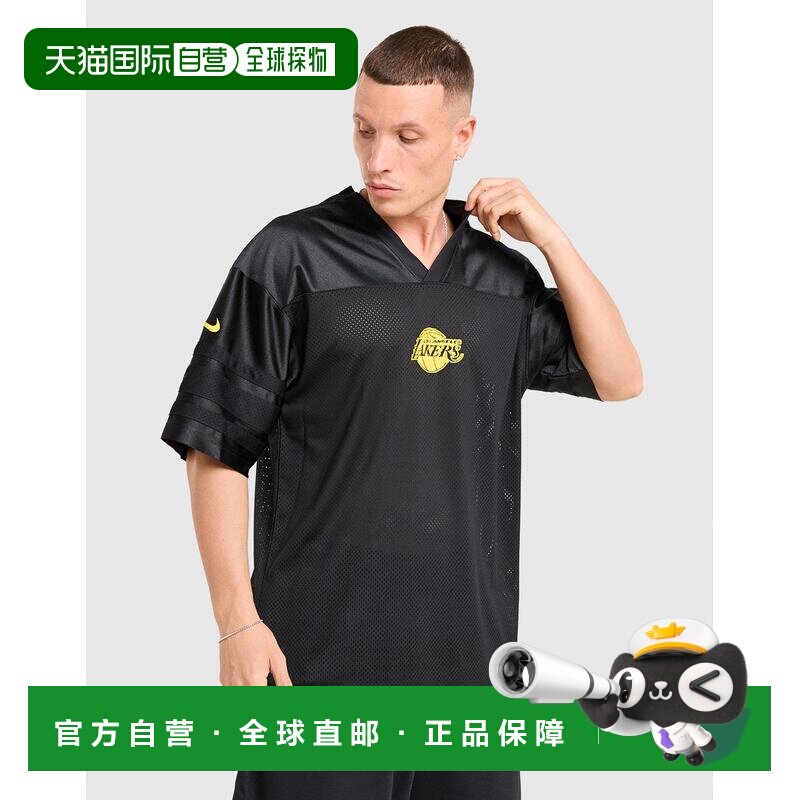 澳大利亚直邮Nike NBA 洛杉矶湖人队球衣短袖耐克速干图片