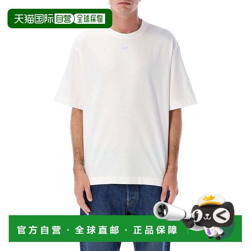 1h可退 香港直邮OFF-WHITE 男士T恤 OMAA120F25JER00D0141 AW2025