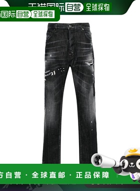香港直邮DSQUARED2 男士牛仔裤 SS2024 S74LB1450S30357900直筒裤