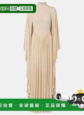 1h可退 香港直邮潮奢 ZIMMERMANN 女士 Memento 褶裥天鹅绒睡裙