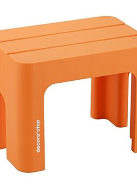 日本直邮sanka 脚踏台 高款 S 橘 decora’Step DS-SLG