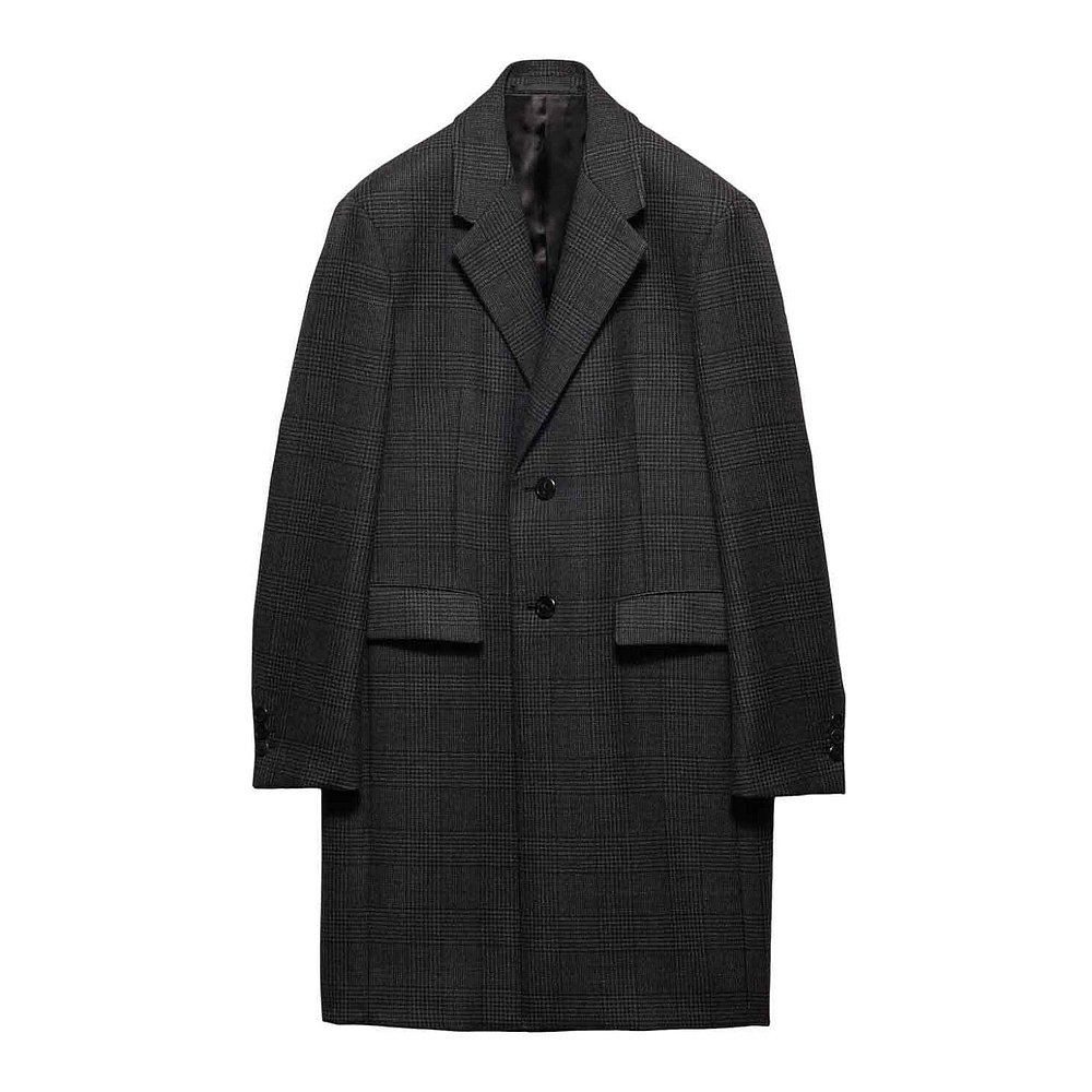 PRADA 男士外套 UC486M15OWS232F0308 AW2024 灰色