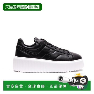 香港直邮HOGAN 女士运动鞋 HXW6450FC60LE9B999 CO 黑色 H-stripe