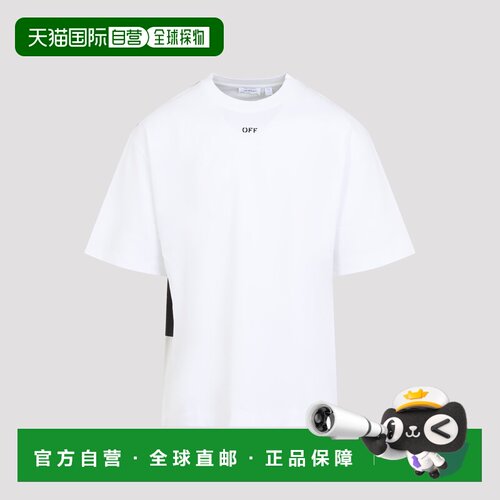 香港直邮OFF-WHITE 男士T恤 44MAA120F26J01C100WHITE AW2026