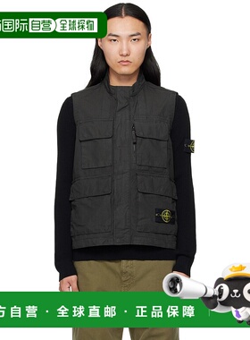 1h可退 香港直邮Stone Island 石头岛 男士 黑色 G100001 Canvas