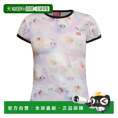 香港直邮DIESEL 女士T恤 A210220IHBS64NA SS2026 花色