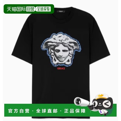 1h可退 香港直邮versace 范思哲 男士 VERSACE T恤 10133021A1670