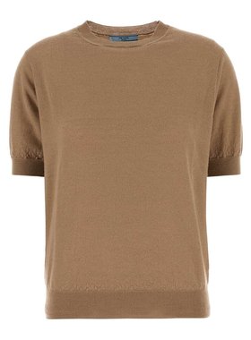 PRADA 女士针织毛衣 P24D2Q17O0SAEOF0040 AW2025 棕色