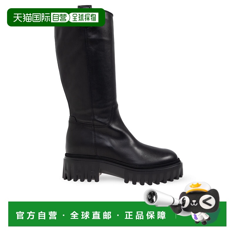 1h可退 香港直邮HOGAN 女士靴子 HXW7000FV40KXT0B999 AW2025 黑