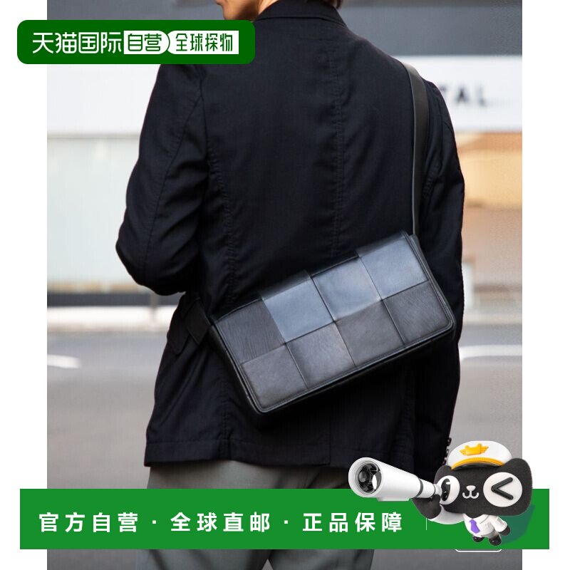 日本直邮Guionnet PG013LP TILE 4 BY 2 单肩包男士黑色商务休闲