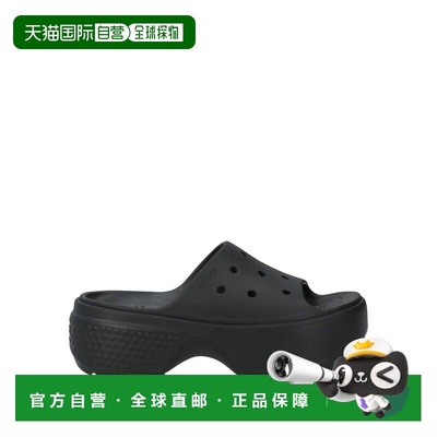 1h可退 香港直邮Crocs 卡骆驰 女士 Slides 便鞋 black黑色 舒适
