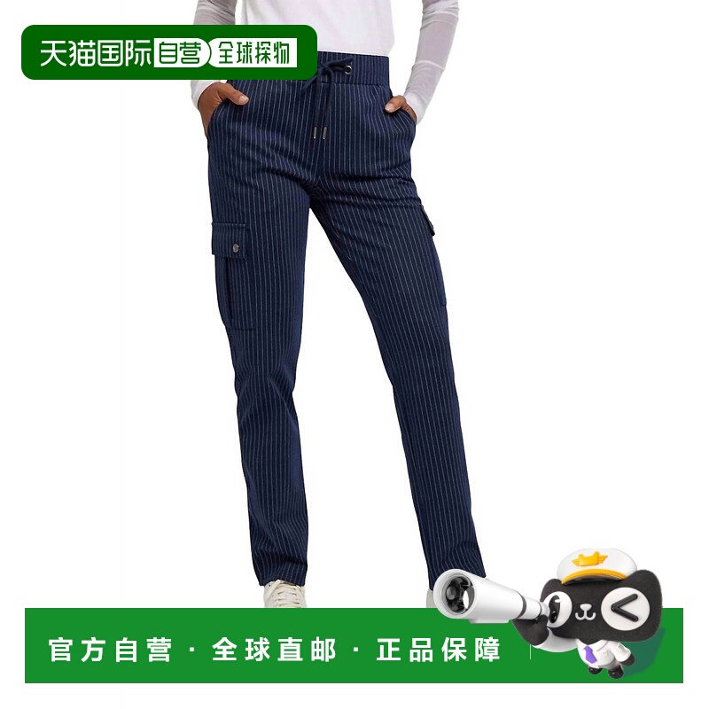 自营 anatomie女款 Indie 细条纹长裤（海军蓝/白色细条纹） - 海