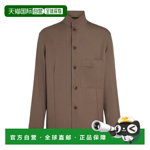 香港直邮Zegna 长袖外套衬衫 987038A9杰尼亚