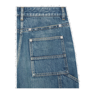 香港直邮GIVENCHY 女士牛仔裤 BW512F5Y9K402 SS2024 蓝色 Straig