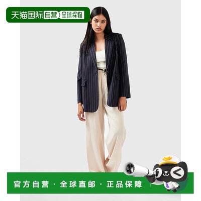 自营 belle & bloomLove&Mercy条纹运动夹克-海军蓝 美国奥莱直发