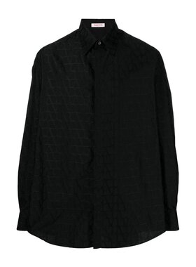 Valentino 徽标长袖衬衫 4V3ABR959VC