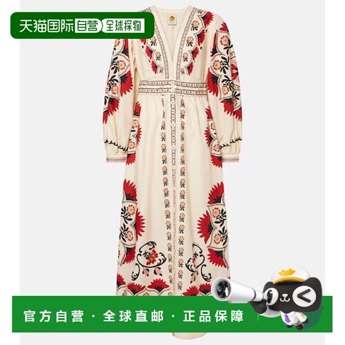 香港直邮FARMRIO/Cashew Mandala女士中长连衣裙