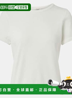 1h可退 香港直邮The Row 女士 Torya 棉质针织T恤 white白色 舒适