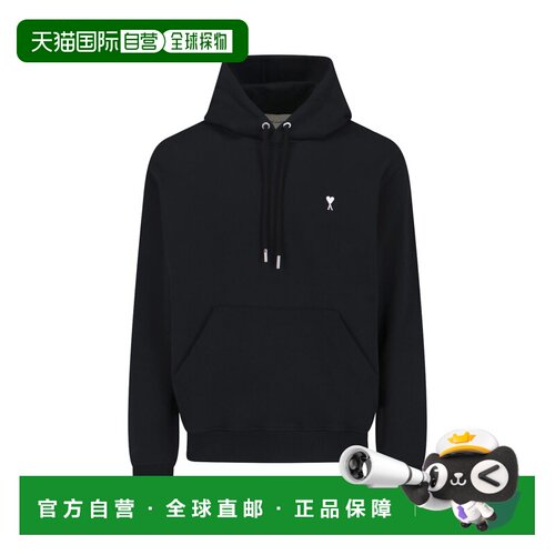 1h可退 香港直邮Ami Paris 男士 毛线衫 HSW764730045 black黑色