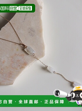 1h可退 日本直邮cui-cui 2025秋季系列 K10YG彩虹月光石链条吊坠