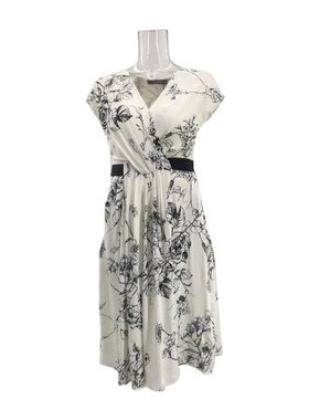 MAX MARA 女士半身裙 6621025106002 AW2021 灰色 V领连衣裙