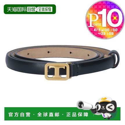 日本直邮 TOD'S 女士腰带 T Timeless XCWTSC10100 ROR B999 NERO