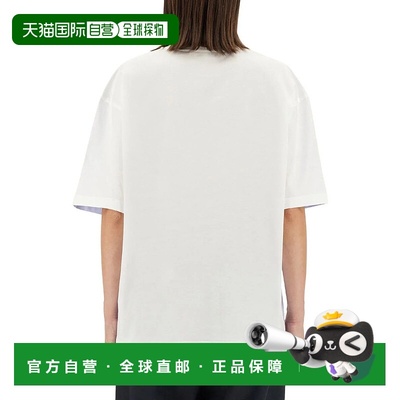 香港直邮MARNI 女士T恤 THJET49QXUTC01700B20 AW2024 紫色