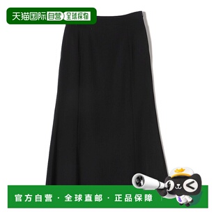 1h可退 日本直邮SHIPS Primary Navy Label 女士半正式梳毛高腰裙