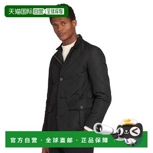 1h可退 香港直邮barbour 巴伯尔 男士 Lutz 绗缝外套 black黑色