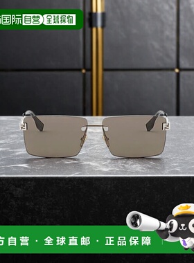 香港直邮FENDI 男士眼镜 FE40165U32E CO 灰色 方形太阳镜