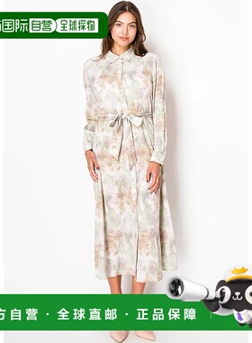 自营 yal new yorkMeadow Mist 衬衫裙 - 绿紫色 美国奥莱直发