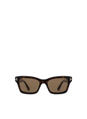 香港直邮TOM FORD 女士眼镜 FT108552H AW2025 棕色 几何框太阳镜