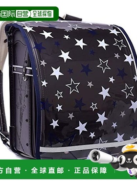 日本直邮Colorful Candy Style小学生用书包套反光材质星星黑色