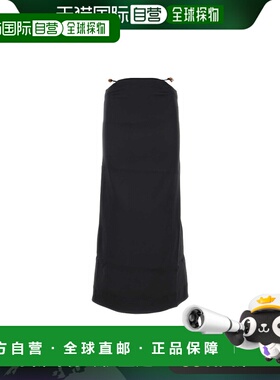 香港直邮GANNI 女士半身裙 F8036099 AW2023 A字裙长裙包臀裙黑色