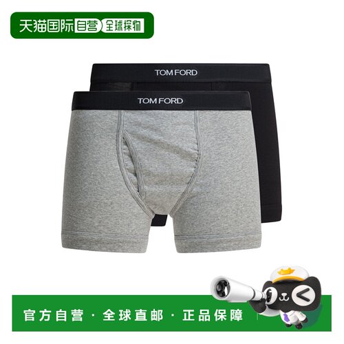香港直邮Tom Ford 汤姆 福特 男士 棉质带Logo四角裤 T4XC3104000