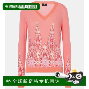 女士 艾特罗 印花毛衣 pink粉色 1h可退 舒适时尚 香港直邮Etro