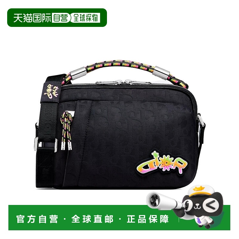 香港直邮Dior DIOR AND LEWIS HAMILTON 拉链信使包 1ESPO368LHA