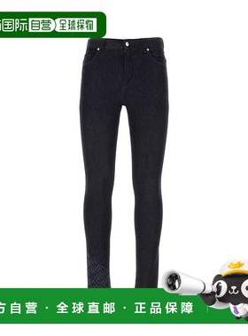 香港直邮FENDI 男士牛仔裤 FLP299AQLUF0QA2 SS2024 蓝色 多口袋