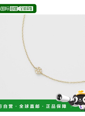 日本直邮日潮 agete 阿卡朵K10钻石手链白色 均码