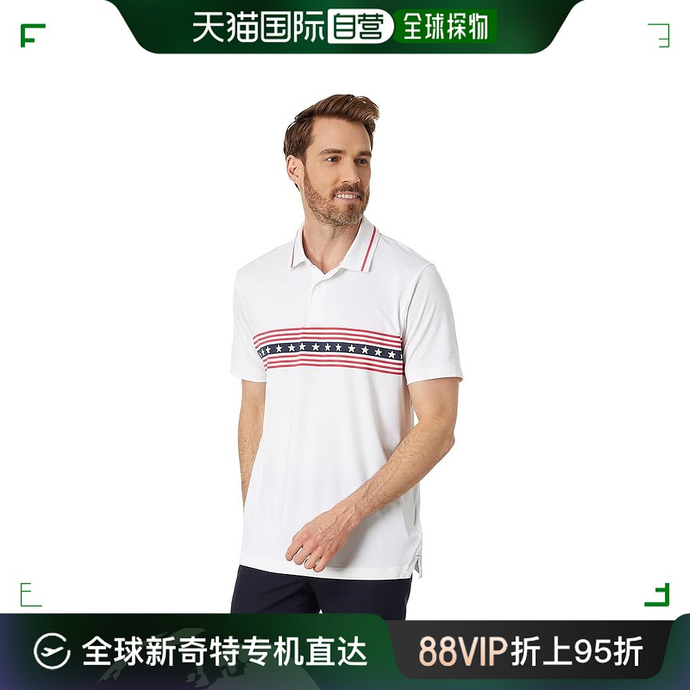 香港直邮潮奢 Puma 彪马 男士Volition Freedom 条纹Polo衫