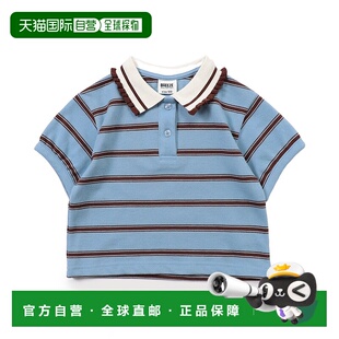 1h可退 日本直邮BREEZE 儿童多色条纹Polo衫 J307555