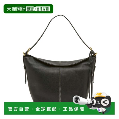 自营lucky brandLucky品牌Amy单肩包-黑色 美国奥莱直发手提包
