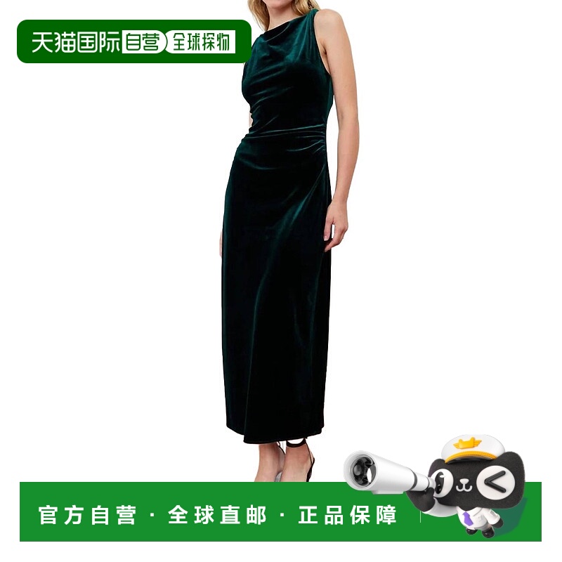 自营 deluc绿绿色阿鲁姆连衣裙 减龄气质时尚 美国奥莱直发