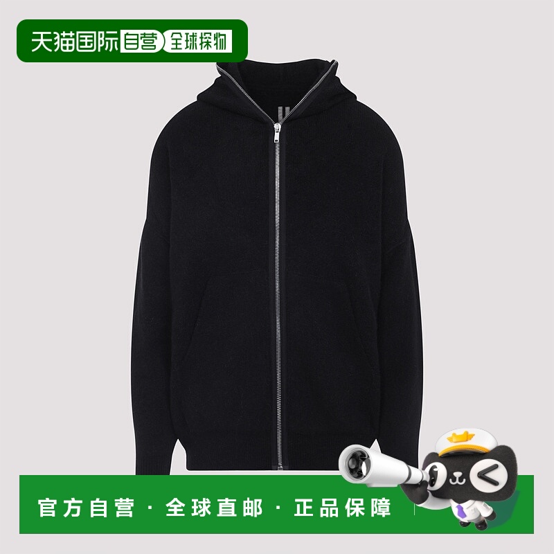 1h可退 香港直邮RICK OWENS 男士卫衣 RR02E1687KWP09 AW2025 黑