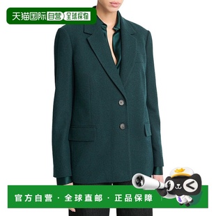 绿色 外套 美国奥莱直发 拉绒法兰绒羊毛混纺西装 自营Vince